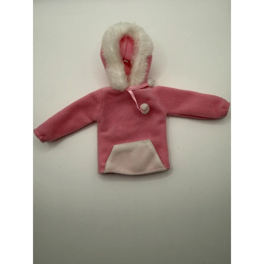 Vintage Mattel Barbie Doll Pink Winter Parka With Hood